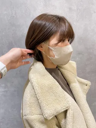 ショート カラー ヘアスタイルは 『キーちゃん』に！のヘアスタイル