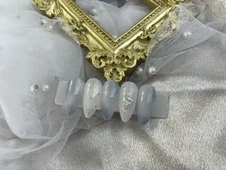 ネイル ネイルサロンAiri 長さ出し·シンプルのネイルデザイン