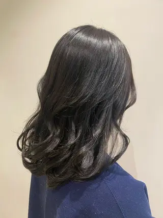 ミディアム カラー 🌹艶髪カラー🌹 津田晴加【西荻窪】のヘアスタイル