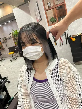 ミディアム and K所属・and K 那覇小禄店のヘアスタイル