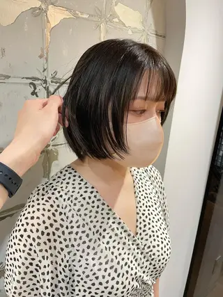 ショート Null 表参道所属・岩下昂世/ ハイトーン/デザインのヘアスタイル