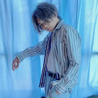 ミディアム カラー パーマ メンズ メンズサロン【owl 心斎橋】難波/アメ村のヘアスタイル