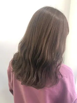 ロング カラー ヘアアレンジ GRAND OMOTESANDOのヘアスタイル