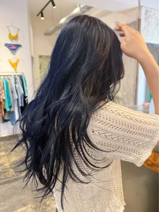 ロング カラー hanami /名駅のヘアスタイル