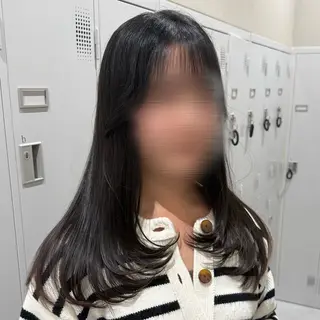 ロング 韓国レイヤー｜ 透明感カラー｜ココナのヘアスタイル