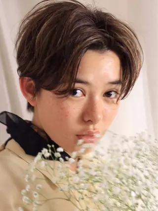 ショート 統括店長/ヤマモト ユウトのヘアスタイル