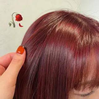 ロング ボブ/レイヤー/ ダブルカラー/みのりのヘアスタイル