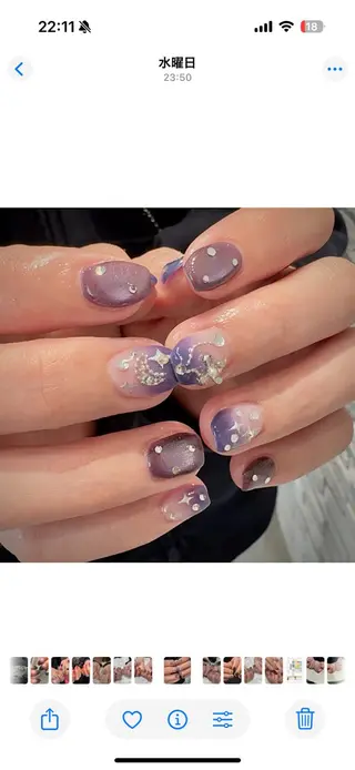 ネイル m kaori𓃟のネイルデザイン