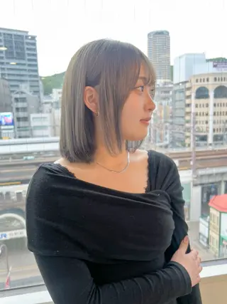 カラー Elsa the leap元町店所属・Elsa アヤカのヘアスタイル