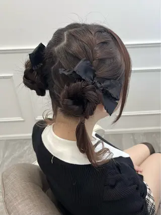 ヘアアレンジ 新井 凪のヘアスタイル
