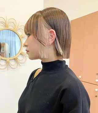 ショート カラー akim kaminoke所属・矢場町 🌟yopiのヘアスタイル