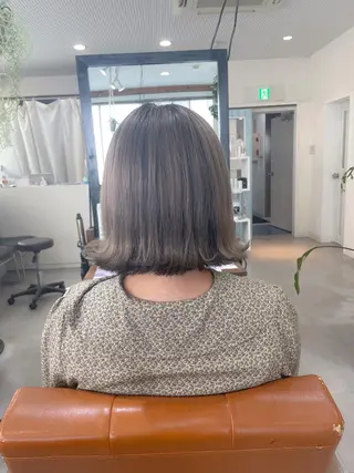 ミディアム カラー かんばら りょーいのヘアスタイル