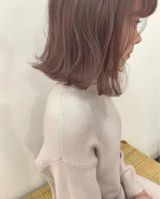 ミディアム maeda yumiのヘアスタイル