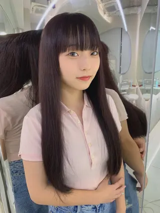 カラー ANN GAGAのヘアスタイル