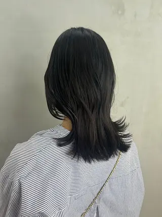 セミロング 銀座/韓国/ワンホン 🤍艶髪🖤nahoのヘアスタイル