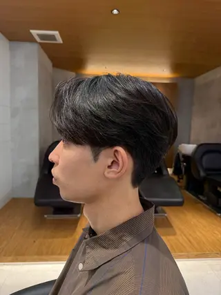 ショート メンズ nico TOKYO所属・ニュアンス/ センターパート/イノのヘアスタイル