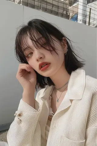 ショート カラー lana hair 新宿/髪質改善/韓国のヘアスタイル