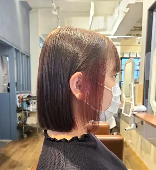 ミディアム カラー Hazumi Ayanoのヘアスタイル