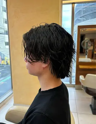 ショート パーマ 川瀬 京祐のヘアスタイル