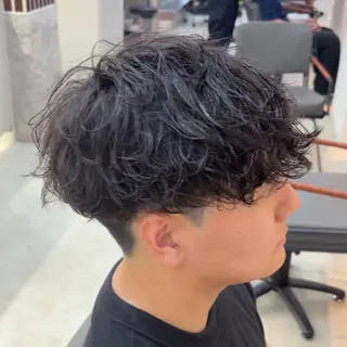 ショート パーマ メンズ STAND博多所属・⛽️STAND 博多⛽️のヘアスタイル