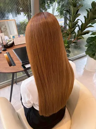 ロング カラー ルシードスタイル REVEのヘアスタイル