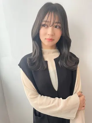 ミディアム Grace Unge 名駅 完全個室/髪質改善 【グレイスアンジュ メイエキ】所属・加藤 えりのヘアスタイル
