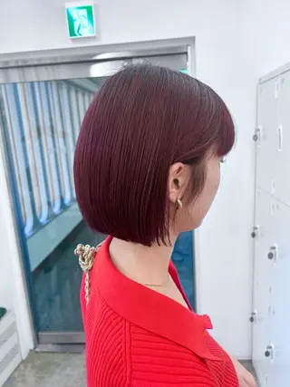 ショート カラー 韓国ヘア nanahaのヘアスタイル