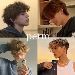 ショート パーマ メンズ AGREE〜calling〜所属・優 南のヘアスタイル