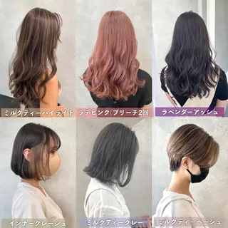 ロング カラー シェアサロン salowin所属・✨ブリーチなし透明感 カラー🥇ユースケのヘアスタイル