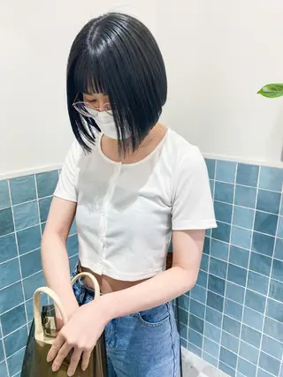 ショート カラー 韓国風デザイン 💐MIZUKI💐のヘアスタイル
