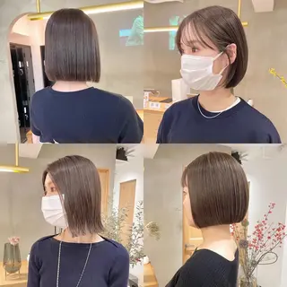 ミディアム カラー ボブ/レイヤー 🌟梅田盛一🌟のヘアスタイル