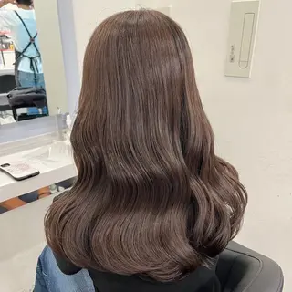 ロング カラー ヘアアレンジ 🤍透明感カラー ×縮毛矯正🤍ゆうのヘアスタイル