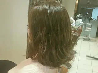 セミロング ショートヘア💫 ハイトーン西田拓馬のヘアスタイル