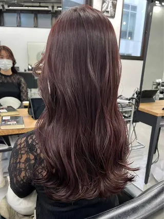 ロング カラー ヘアアレンジ 🫧透明感カラー/ ナルハ🫧のヘアスタイル