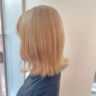 ミディアム パーマ カラー beauty beast 浦添店のヘアスタイル