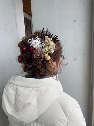 ヘアアレンジ 卒業式ヘアセット🎀 ヘアアレンジのヘアスタイル