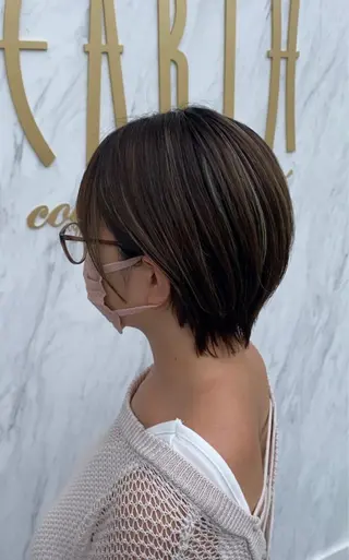 ショート 磯田 冬弥のヘアスタイル