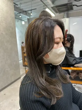 ミディアム 越谷/髪質改善カラー /大野洸太のヘアスタイル