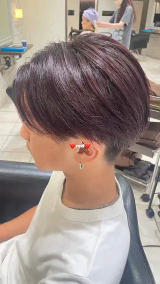 カラー メンズ 🩵RIKO🩵 透明感カラー🫧のヘアスタイル