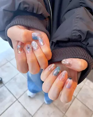 ネイル 甲府市徳行 🧸prunelleのネイルデザイン