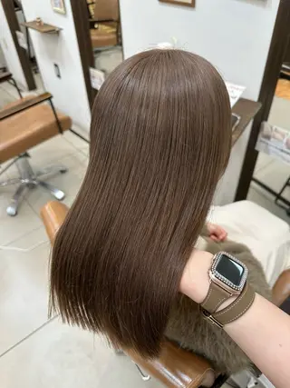 セミロング カラー ヘアアレンジ Cloe 梅田所属・🌼北口 絢🌼のヘアスタイル