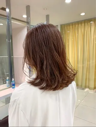 ミディアム カラー 原宿パーマ kazuのヘアスタイル