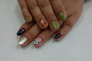 ミディアム ネイル nail salon Blancのネイルデザイン