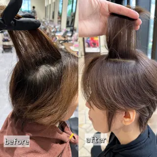 ショート GIEN 西宮ガーデンズプラス所属・中尾 碧斗のヘアスタイル