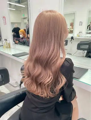 ロング カラー ARISA/ガーリー /艶髪カラー♡のヘアスタイル