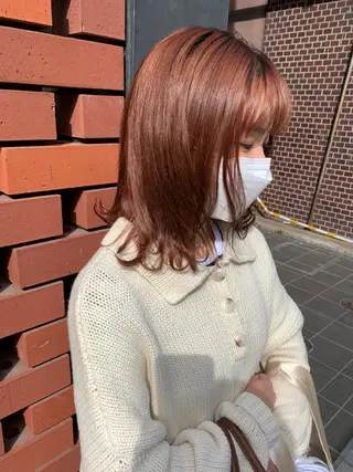 ミディアム La Lauren所属・ダブルカラー/透明感 💈JUNYA💈のヘアスタイル