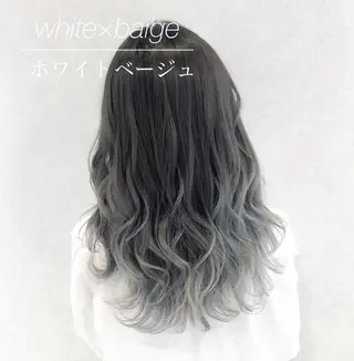 セミロング カラー 代表/七瀬/ギャル/ シールエクステ/渋谷のヘアスタイル