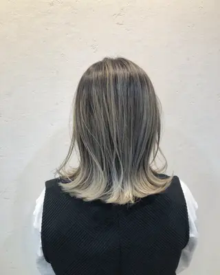 ミディアム カラー ニュアンスカラー🫧 加納のヘアスタイル