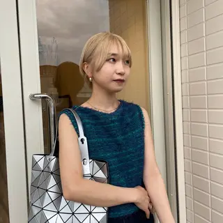 ショート カラー Leyシェアサロン所属・中井亜未/ 姫路ボブのヘアスタイル