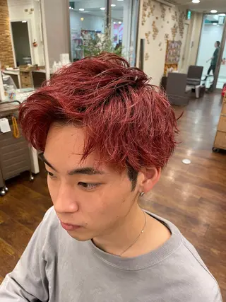 ショート カラー メンズ 井上 悠人のヘアスタイル